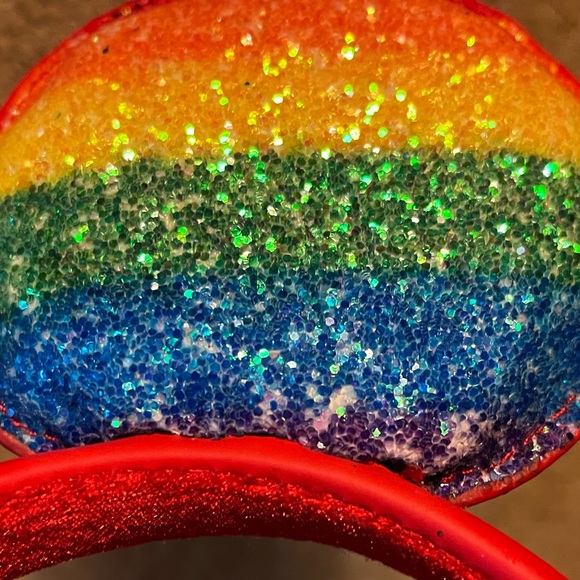 Disney Mickey Mouse Rainbow Collection Glitter Ear Headband - Picture 9 of 9